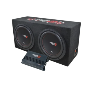 CERWIN VEGA XED 12" SUBWOOFER AND ENCLOSURE WITH AMPLIFIER BASSKIT PACKAGE